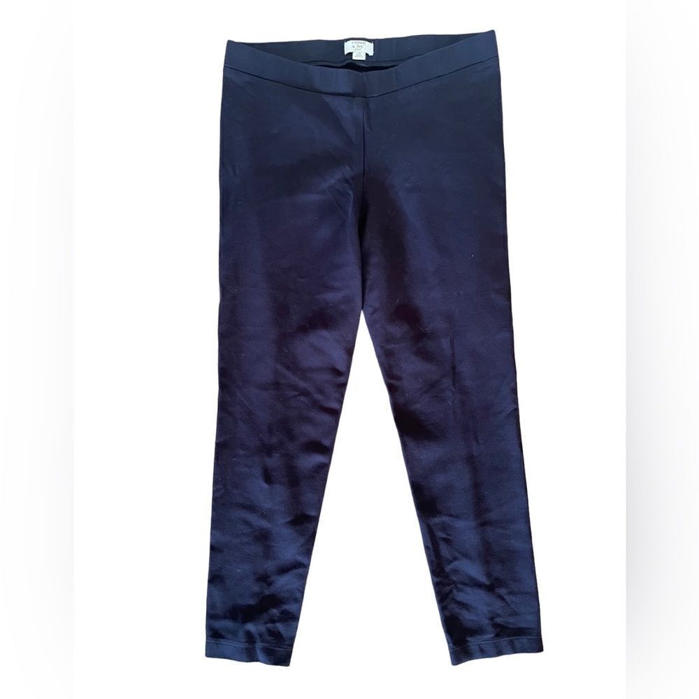 Crown & Ivy Petite Women’s Dark Blue Elastic Stretch Activewear Leggings Size:PM